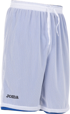 Joma - Vendbar Rookie Basket Short - Hvid & blue
