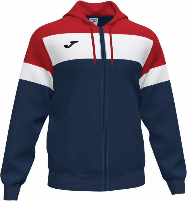 Joma - Crew Iv Sweatshirt With Zip - Navy blue & red