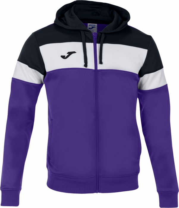 Joma - Crew Iv Sweatshirt With Zip - Purple & black