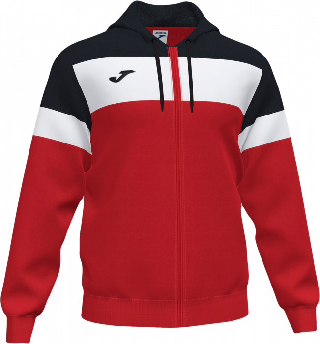 Joma - Crew Iv Sweatshirt With Zip - Red & black