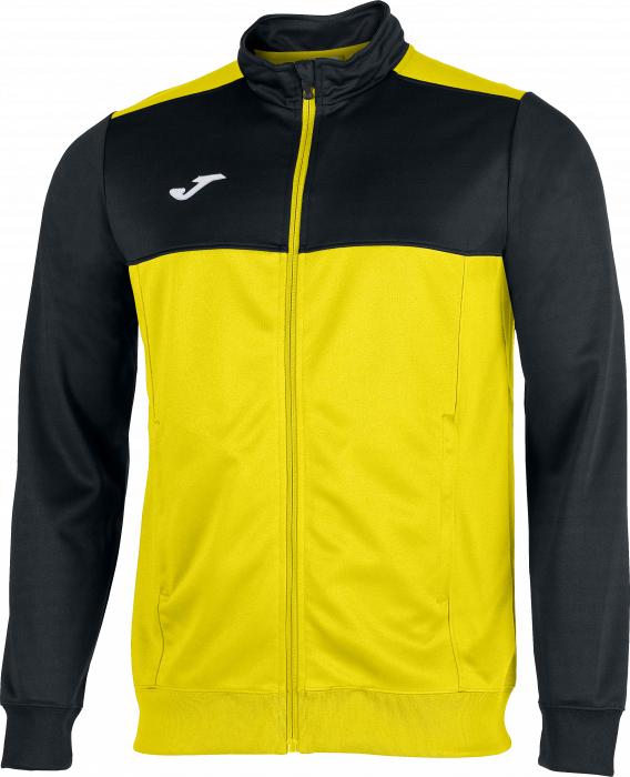 Joma - Winner Tracksuit Top - Black & yellow