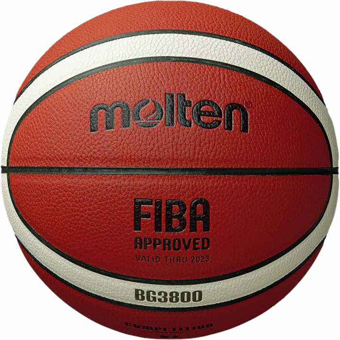 Molten - Basketball Model 3800 (Gm) Str. 6 - Orange & hvid