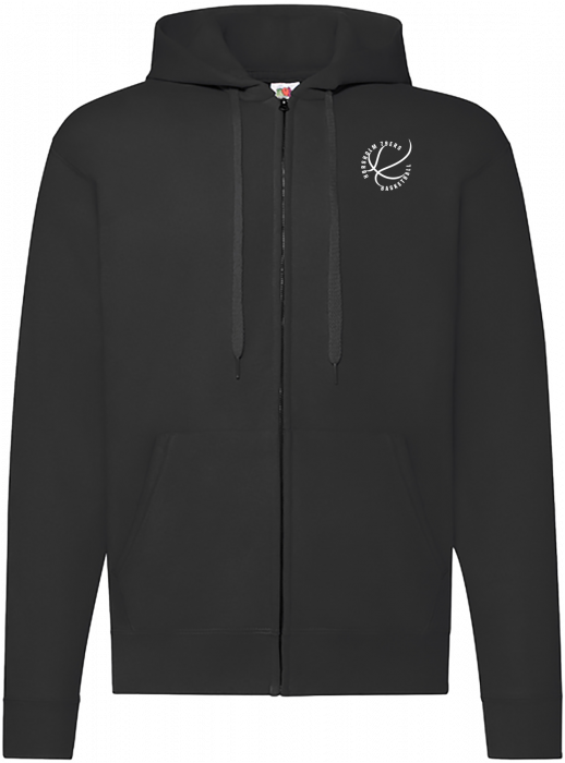 Fruit of the loom - Hørsholm 79Ers Hoodie W. Zip Adults - Black