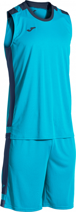Joma - Lider Basketball Set - Turquoise & navy blue