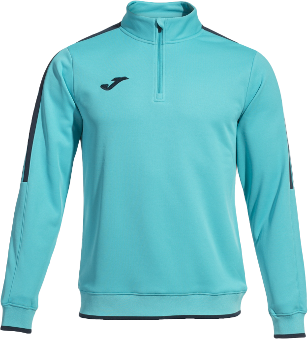 Joma - Olimpiada Half Zip Top - Turquesa & preto