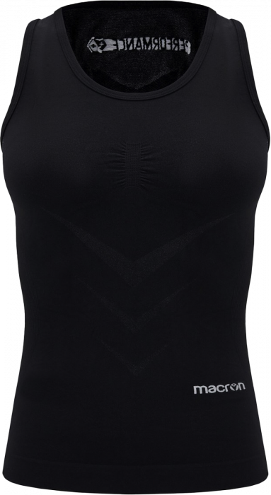 Macron - Performance ++ Singlet Dame - Sort