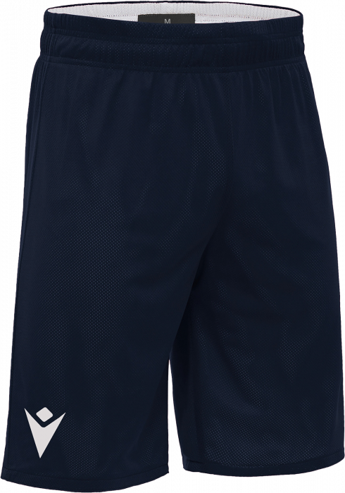 Macron - Denver Hero Reversible Basketball Shorts - Navy & white