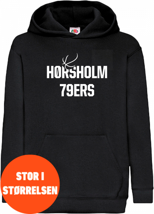 Fruit of the loom - Hørsholm 79Ers Classic Hoodie Kids - Black